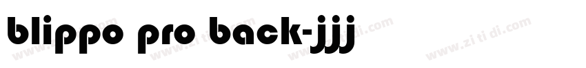 blippo pro back字体转换